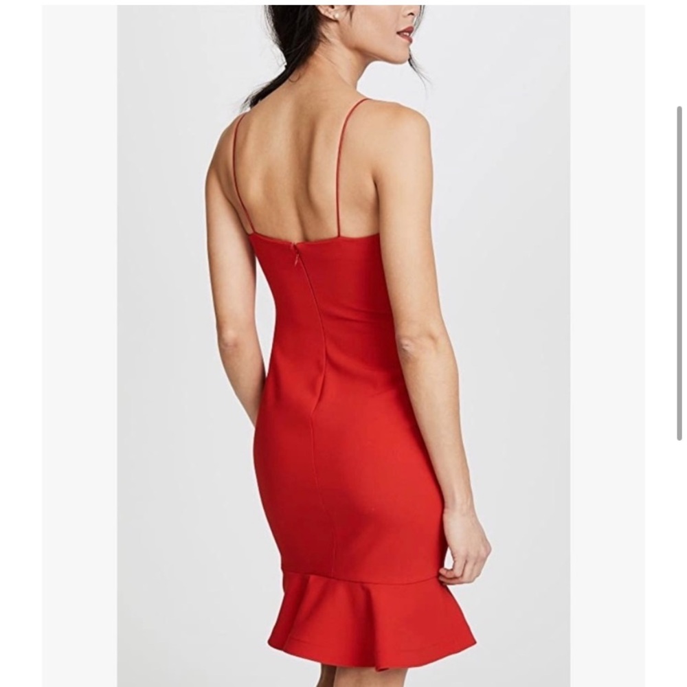 Likely Revolve Spaghetti Strap Mini Red Mini Cock… - image 7